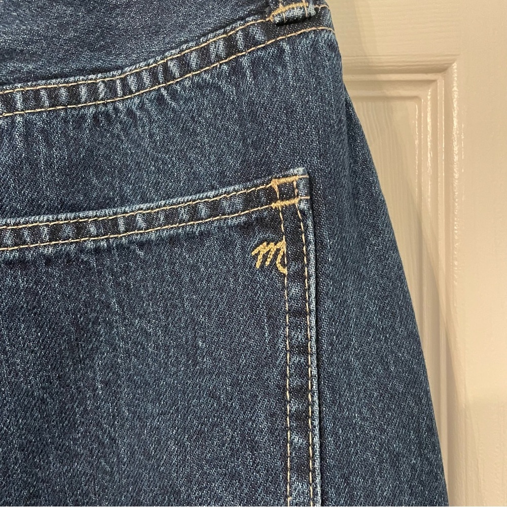Madewell Denim High-Waist Straight Mini Skirt in Sunberry Wash - Size 25 - NWT!! - Picture 8 of 8